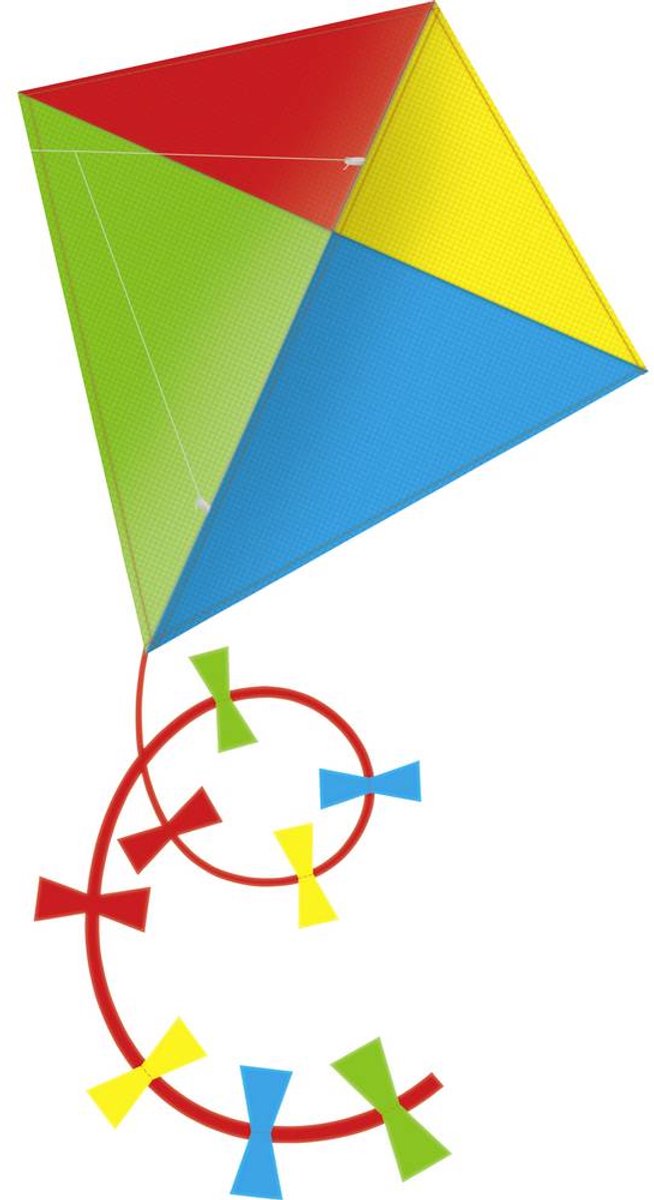 Günther Flugspiele Eenlijns Vlieger Quadro Spanwijdte 700 mm