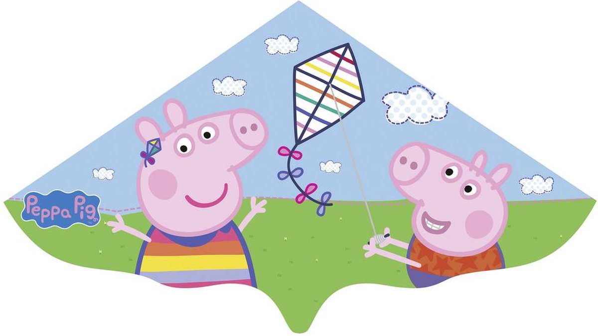 Günther Flugspiele Vlieger Peppa Pig Spanwijdte 1150 mm Geschikt voor windsterkte 5 - 8 bft