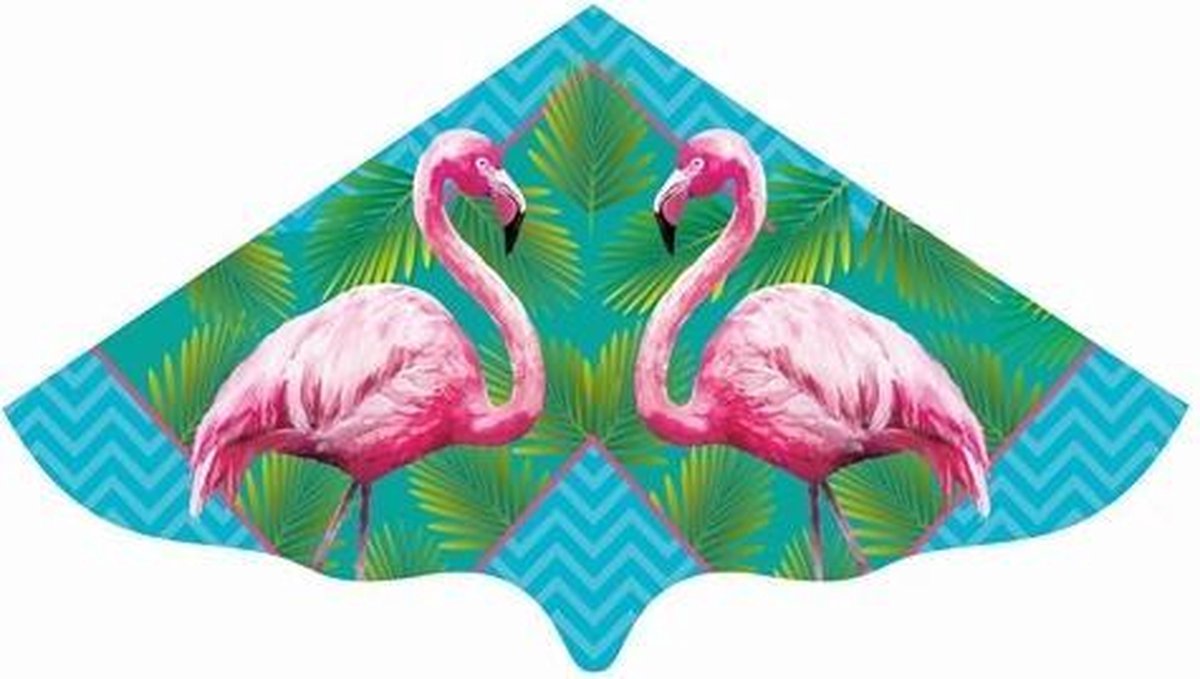 Günther Vlieger Flamingo Junior 115 X 63 Cm Groen/roze