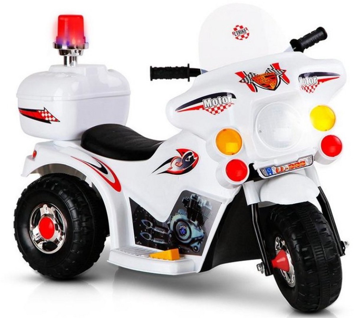 Elektrische Kinder Motor M7 – Met Muziek & Lichten – 6V Accu – Ideaal Cadeau voor Kinderen 2-4 jaar