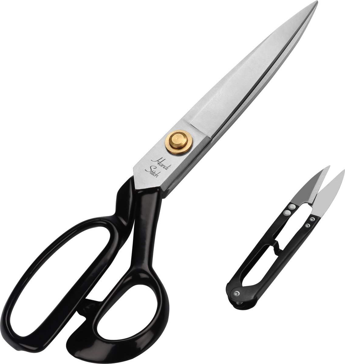   Kleermakers Schaar en Draad Schaartje - Zware Kwaliteit 22.86cm Roestvrij Stalen Scherpe Schaar - Voor het Knippen van Stof, Leer, Spijkerstof, Aanpassen, Naaien & Maatmaken