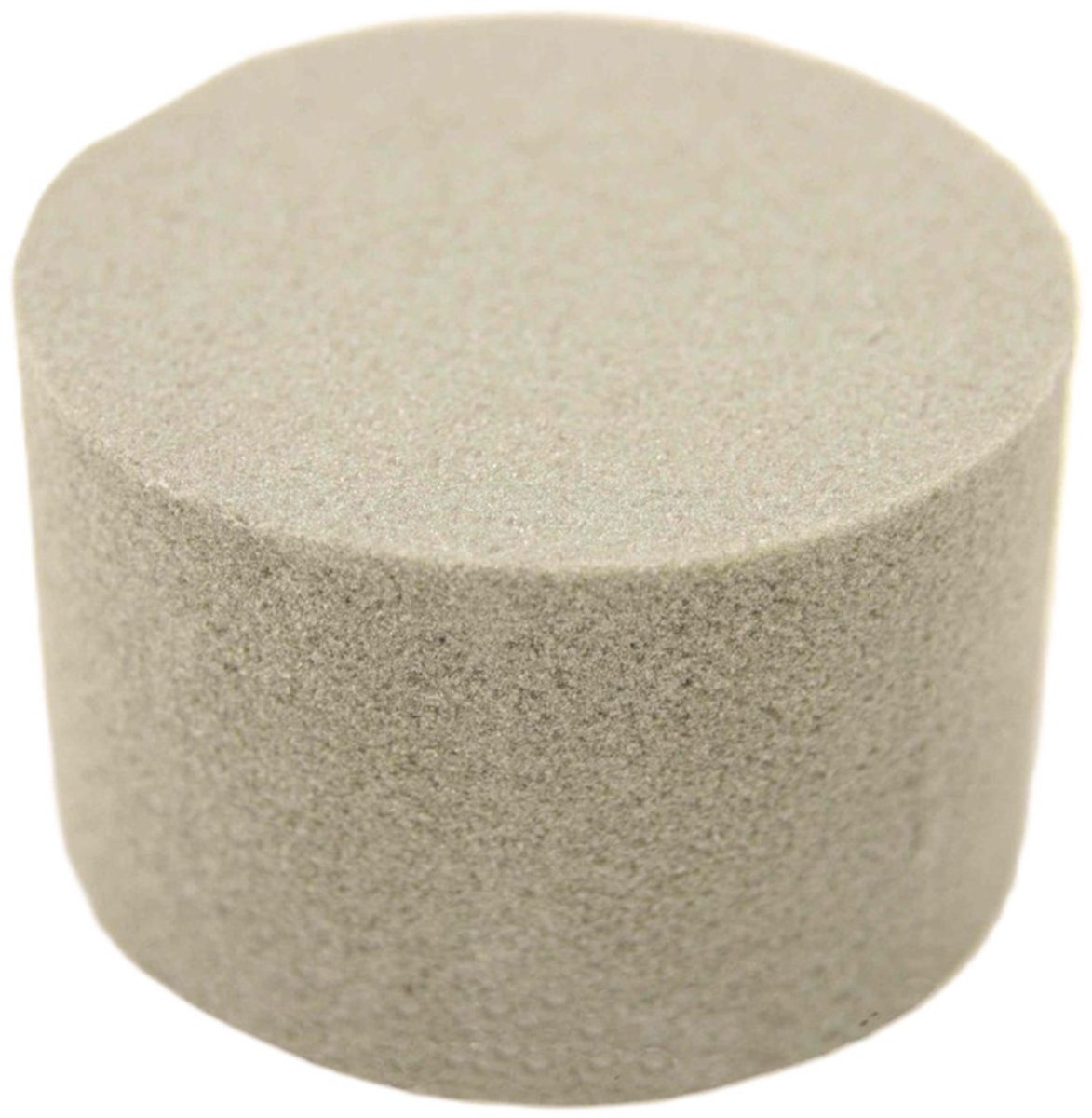 HBX Steekschuim/oase - droog - Rond - grijs - D14 x H7 cm - voor bloemen - bloemstukken