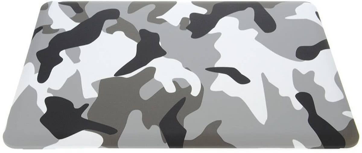 Grijze Camouflage Hardshell / Laptopcover / Hoes voor de Macbook Air 13,3 inch