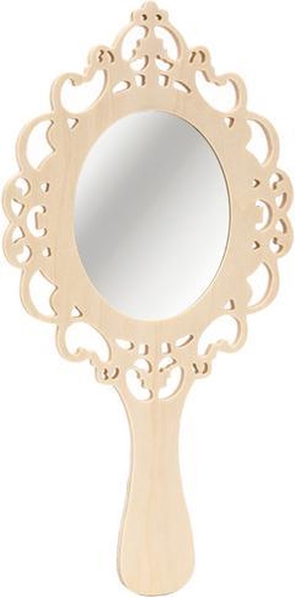 Houten Prinsessenspiegel 40x21x0,10 cm