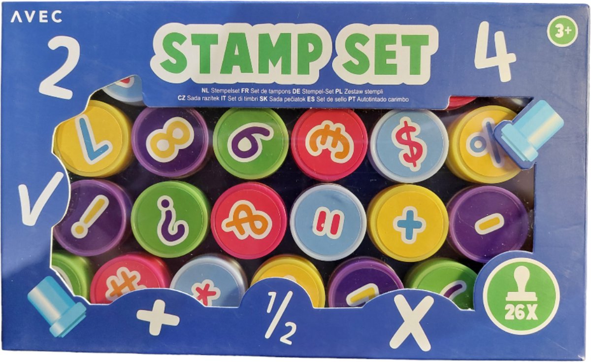 High5 - Stempelset - Tekens - 26 Stempels