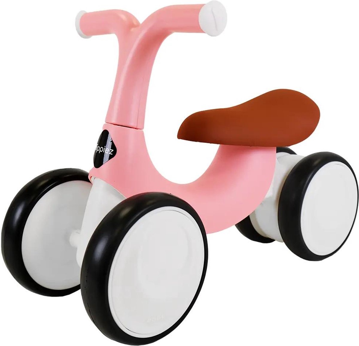 Hippiez loopfiets Freedom Retro Pink - 1 jaar - meisjes - kunststof - roze