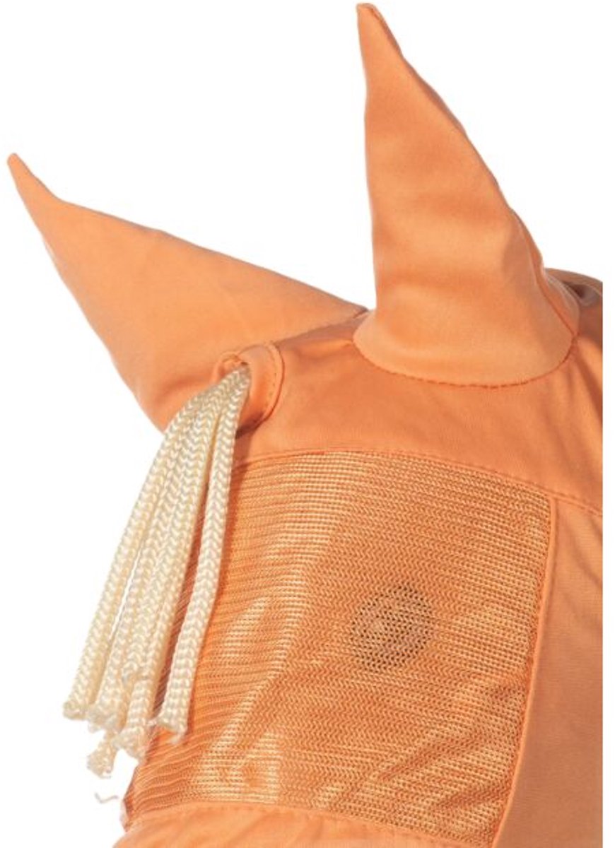 HKM Hobby Horse vliegenmasker - oranje