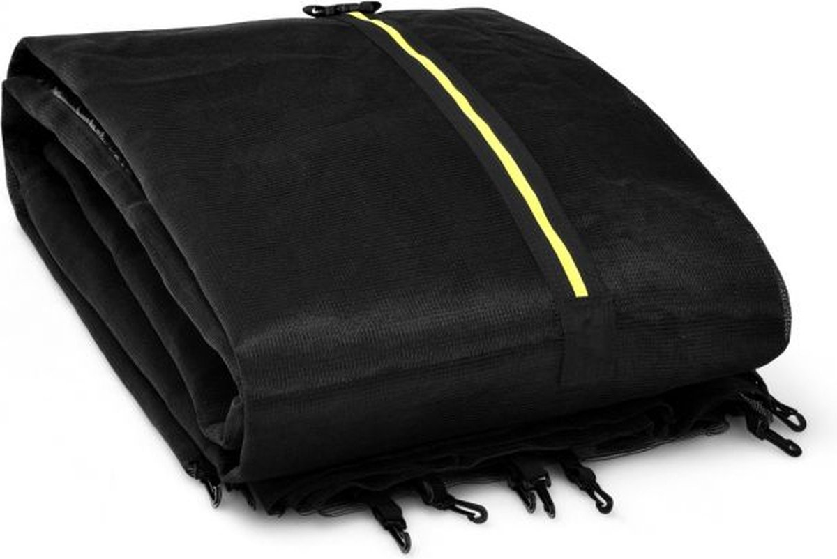 Diameter 427 cm Trampoline Veiligheidsnet voor Tuin Trampolines, Reservenet Binnenkant met Rits en Gespen, 8 Palen, Netto Hoogte 180 cm HMCWTW10021/25