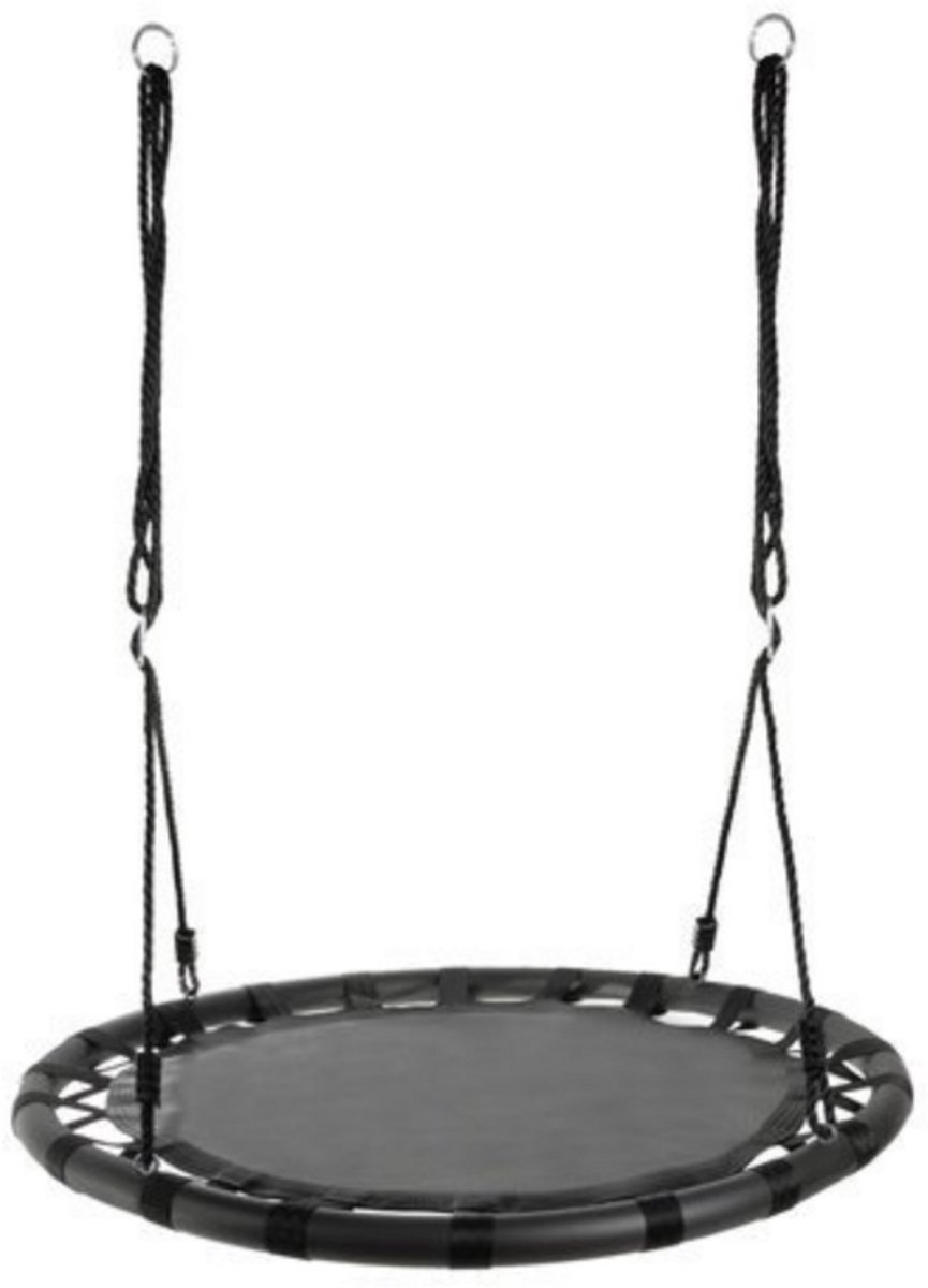 HMWR Nestschommel Zwart - 100 cm - Kinderschommel