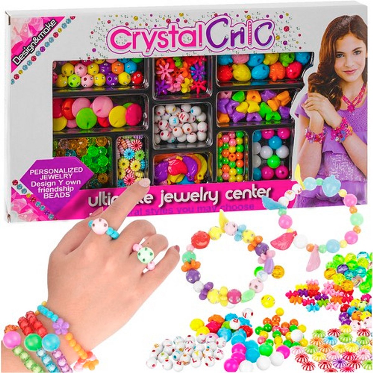 HMWR Sieraden Maakset voor Kinderen – DIY Kralen voor Armbanden en Kettingen