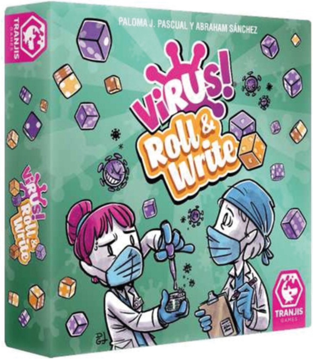 Virus Roll & Write dobbelspel - Engels