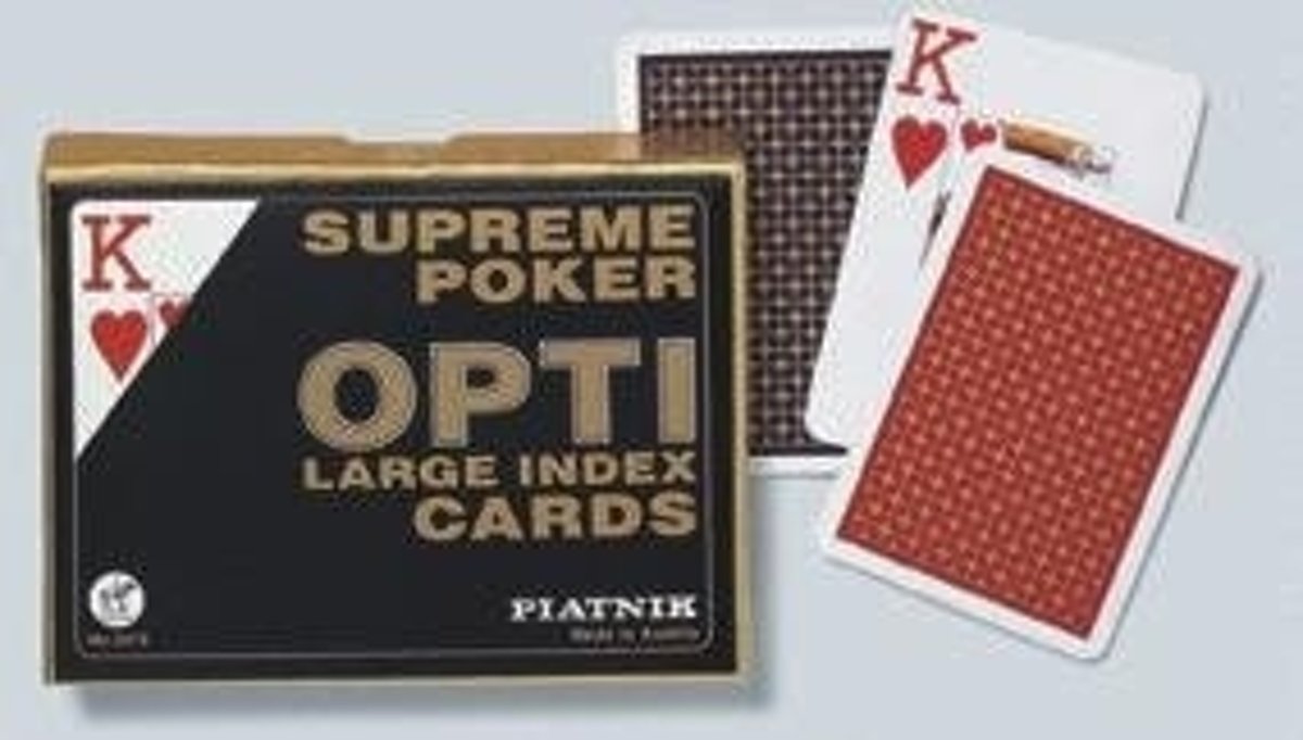 HOT Games Pokerspeelkaartenset Dubbel