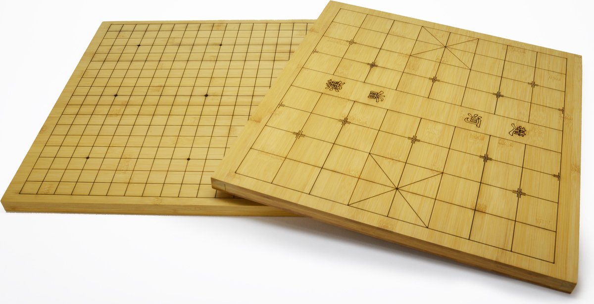   Xiangi Chinschaak/Go Bord Bamb.47x44,5cm.