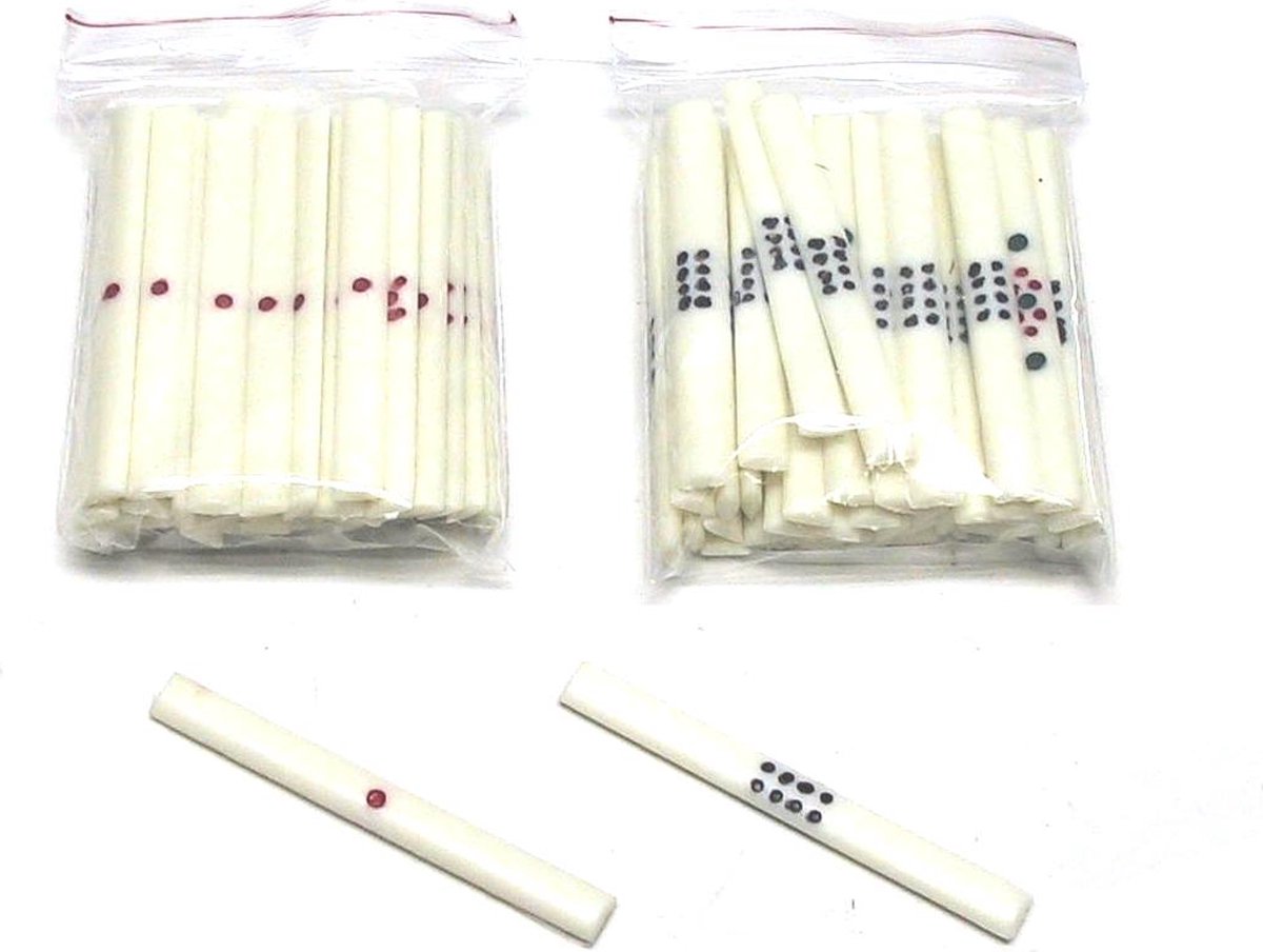 Mah-yong fiches-telstokjes 88 st.in zak