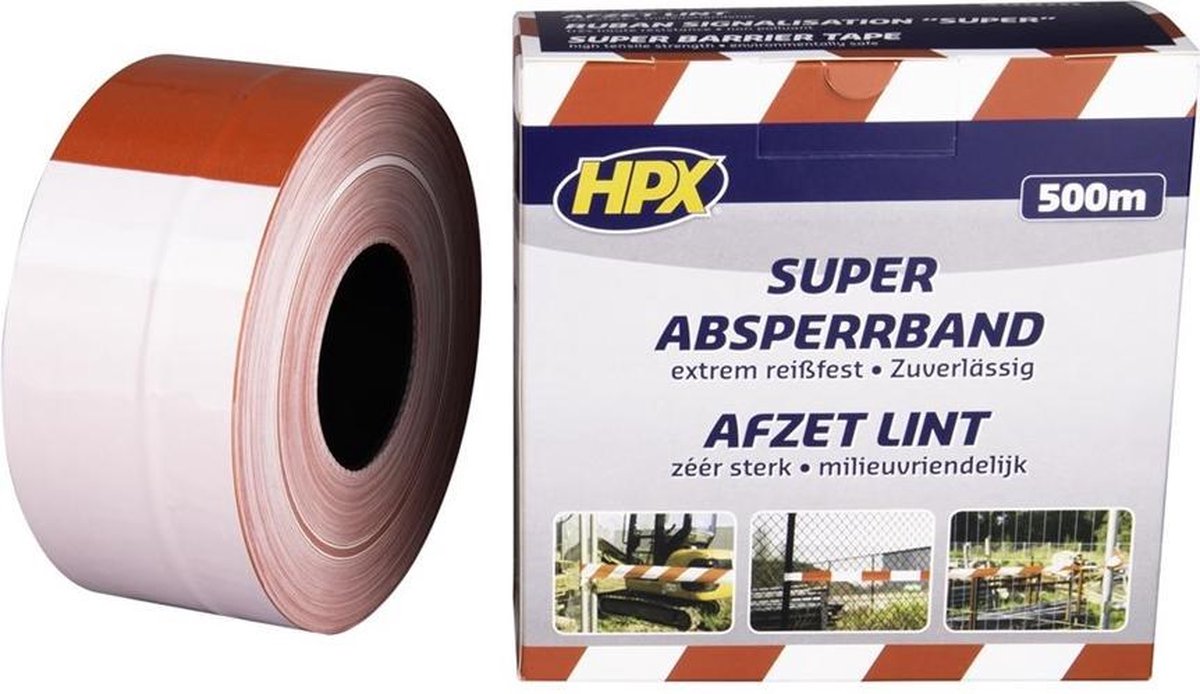 HPX afzetlint - Super barrier - 80 mm x 500 m