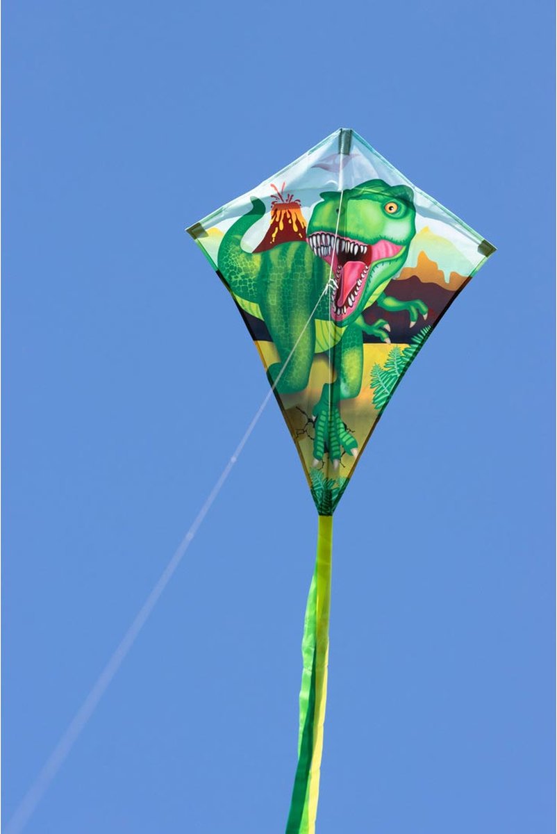 HQ Eenlijns kindervlieger Eddy T-Rex - Dinosaurus