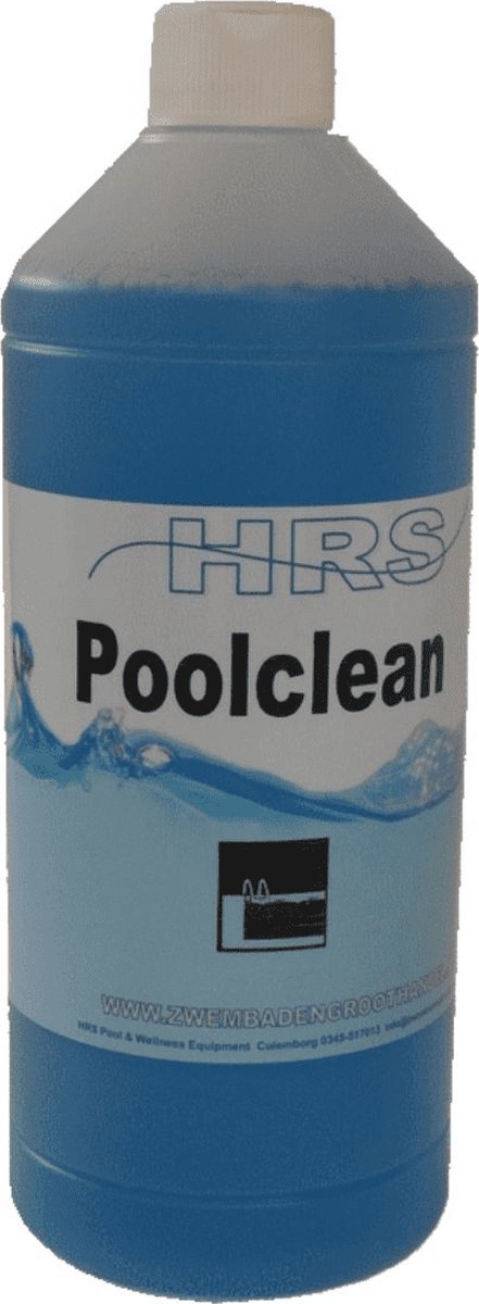 Poolclean 1 liter HRS - Zwembad - Kalk oplossen - Spa - Reiniger - Onderhoud