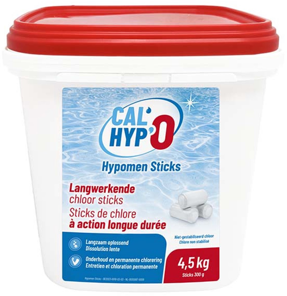HTH Cal’HypO Hypomen Chloor sticks 300gr - 4,5kg