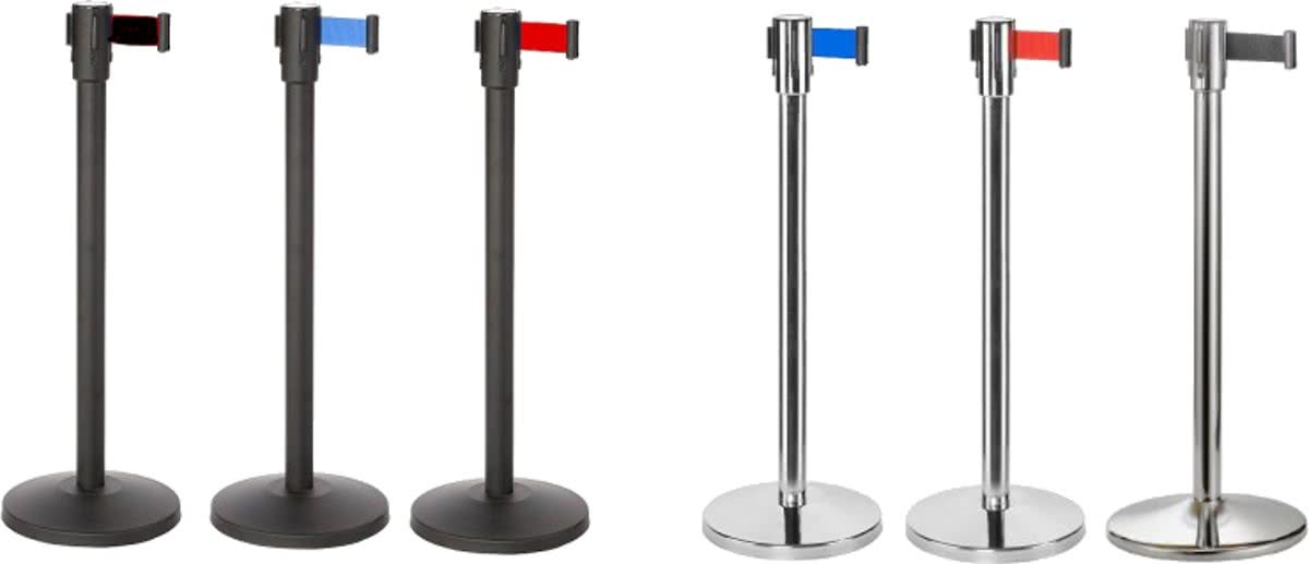 ZWARTE AFZETPAAL MET 2MTR. ZWART LINT