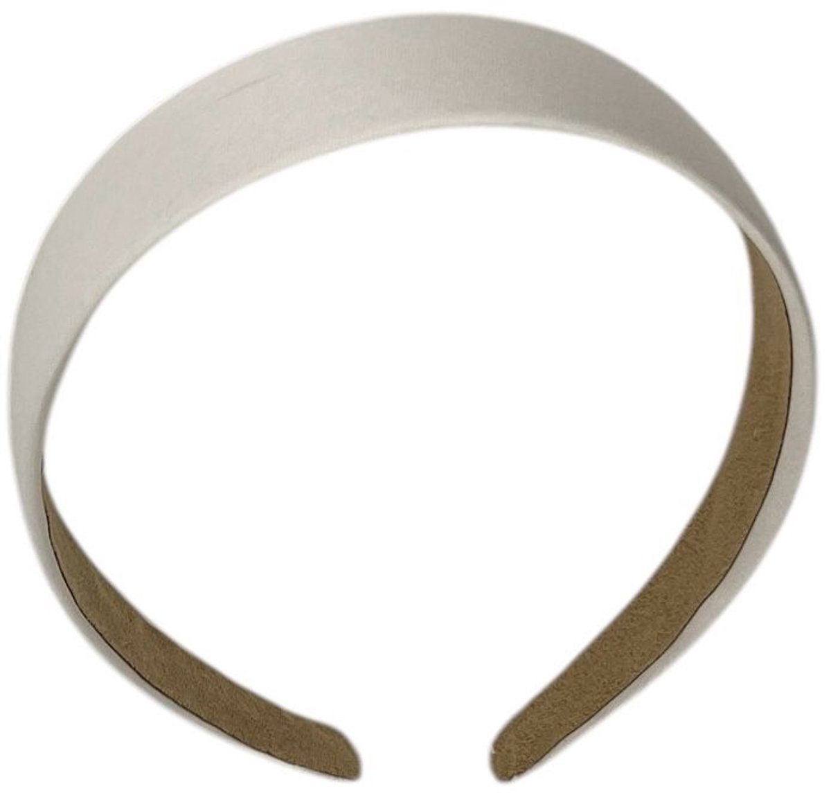 Diadeem - stof - haarband - beige