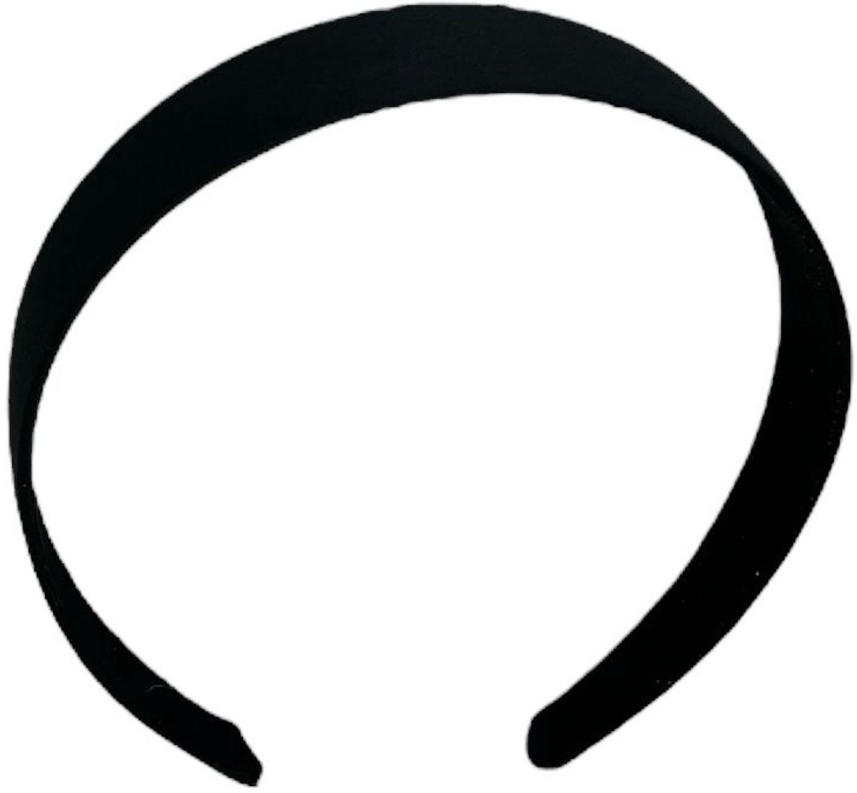 Diadeem - stof - haarband - zwart