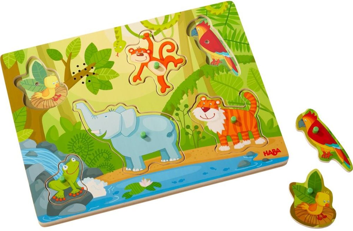 HABA - Puzzel - Geluiden in de jungle - 6 st.