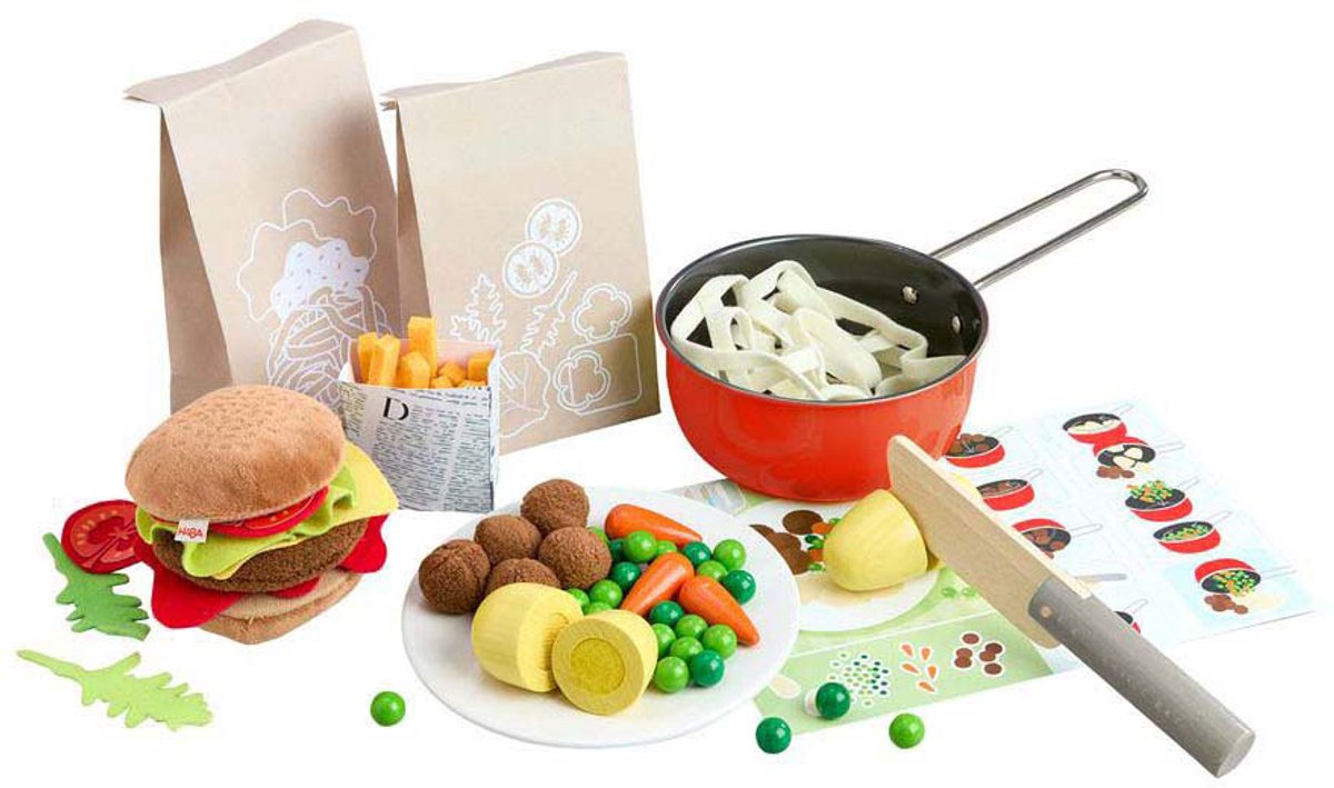 Haba Creative Play - Kookbox speelgoedset voor fantasierijk koken.