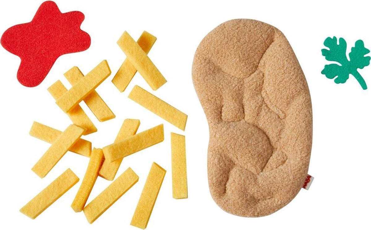 Haba Speelgoedeten Schnitzel Met Frietjes 13 X 12 Cm Polyester