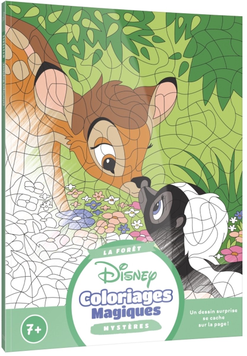 DISNEY Coloriages Magiques Mystères - La Forêt - Hachette - Kleurboek voor kinderen
