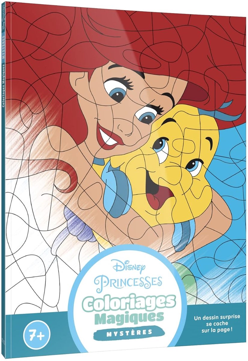 Disney Princesses - Coloriages Magiques Mystères - Kleuren op nummer kleurboek voor kinderen