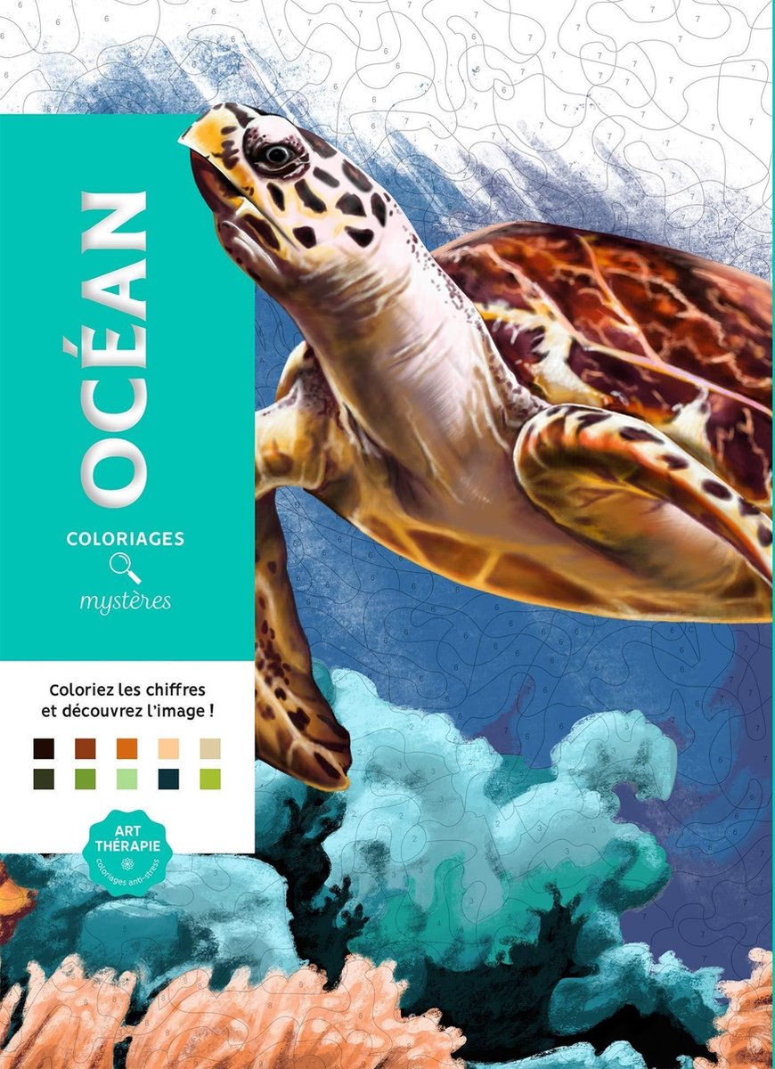 Coloriages mystères Océans - Coloring Book