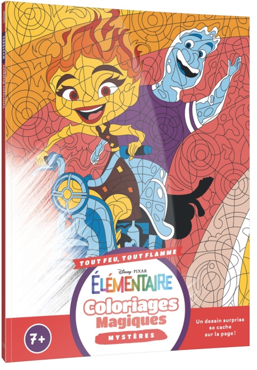 ELEMENTAIRE - Coloriages Magiques Mystères - Disney Pixar - hachette - Kleuren op nummer kleurboek voor kinderen