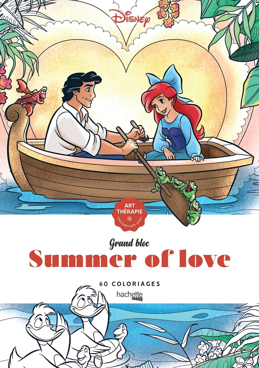 Grand Block Disney - Summer of Love - Kleurboek voor volwassenen