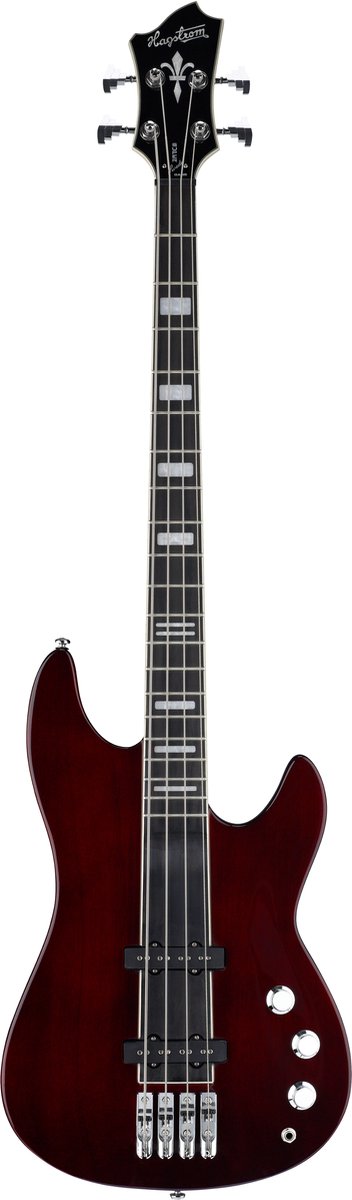 Hagstrom Super Swede Bass Natural Mahogany - Elektrische basgitaar