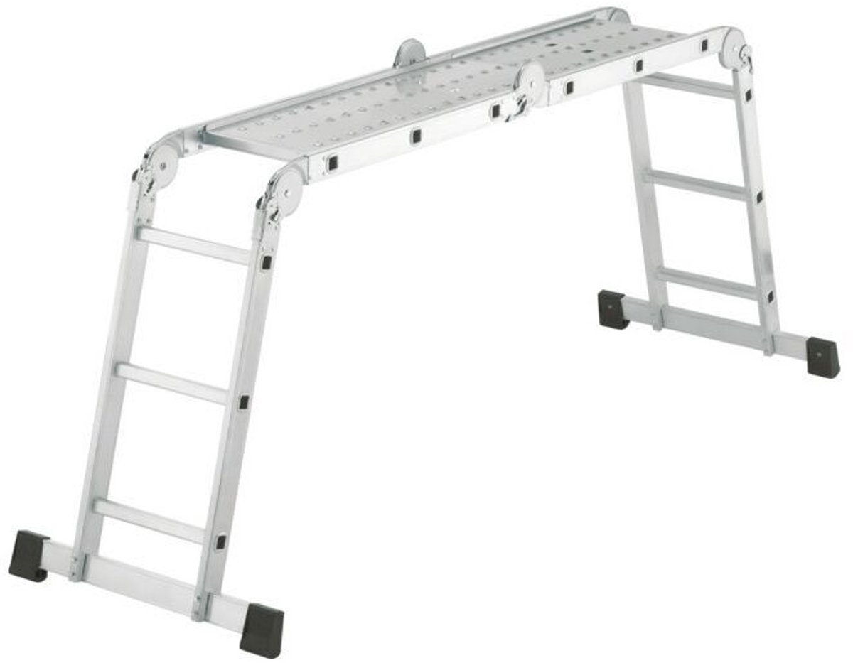 Hailo 7412-037 M60 Universele Aluminium Ladder 4X3M