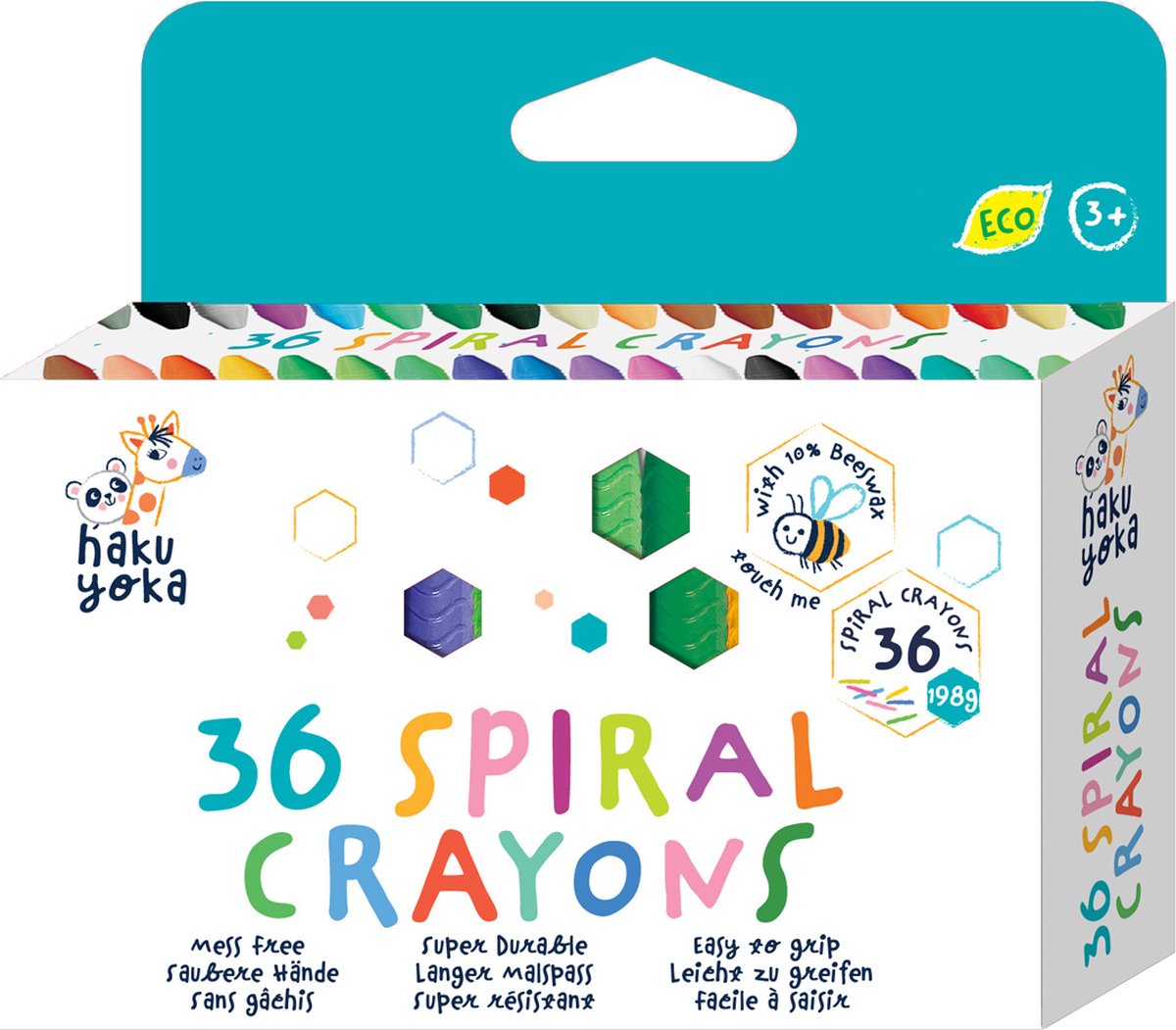HAKU YOKA Spiraalkrijtjes - 36