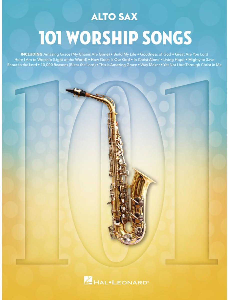 Hal Leonard 101 Worship Songs for Alto Sax - Songboek voor houten blaasinstrumenten