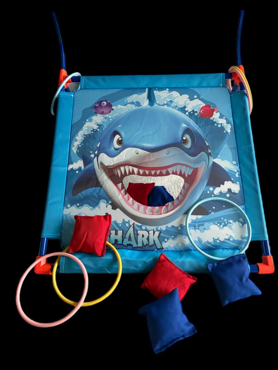 2in1 actiespel- Zandzak werpen ringwerpspel - educatief bean bag toss game - throwing sandbags ringen