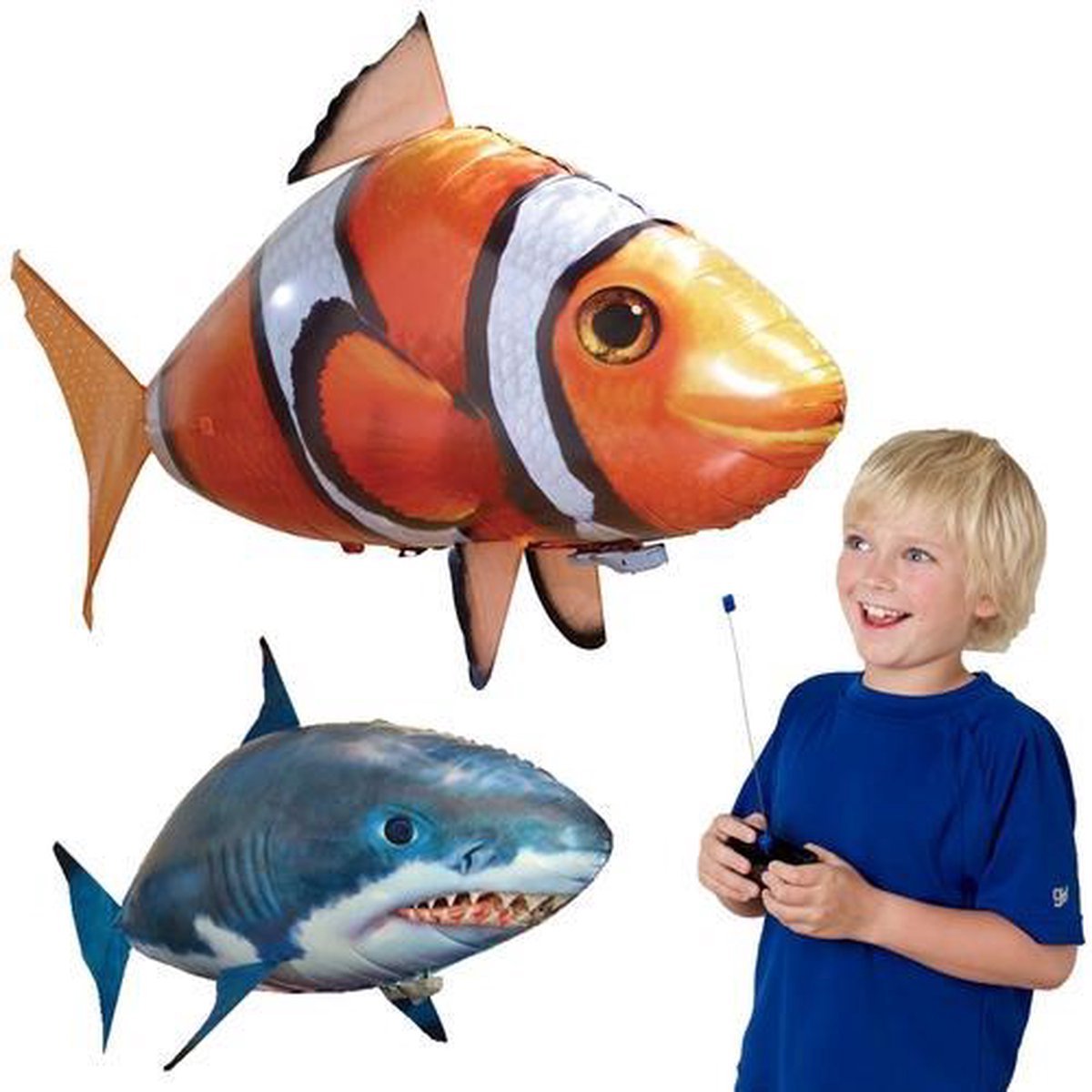 RC Vliegende vis oranje - clownfish remote control - flying fish op afstandsbediening - Air Swimmer