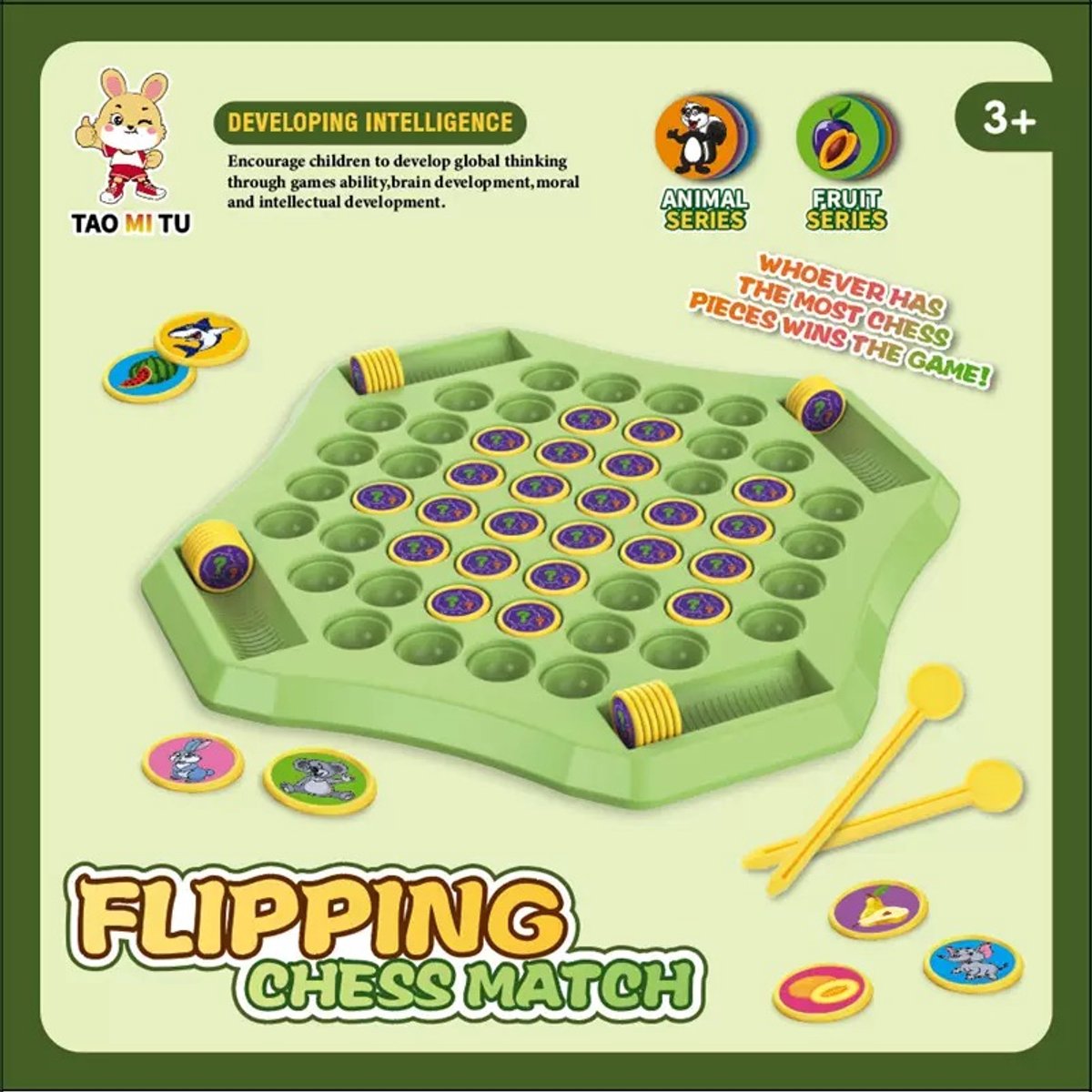 Leerzame Spellen - Geheugenschaak Bordspel - Multiplayer - Ouders & Kinderen - Trainingsgeheugen & Concentratie - Puzzelspeelgoed