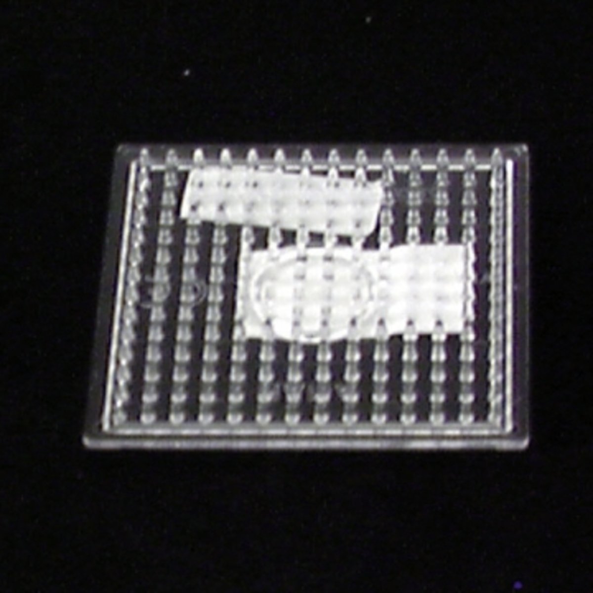 Hama - Strijkkralen Grondplaat - Vierkant Klein - Transparant