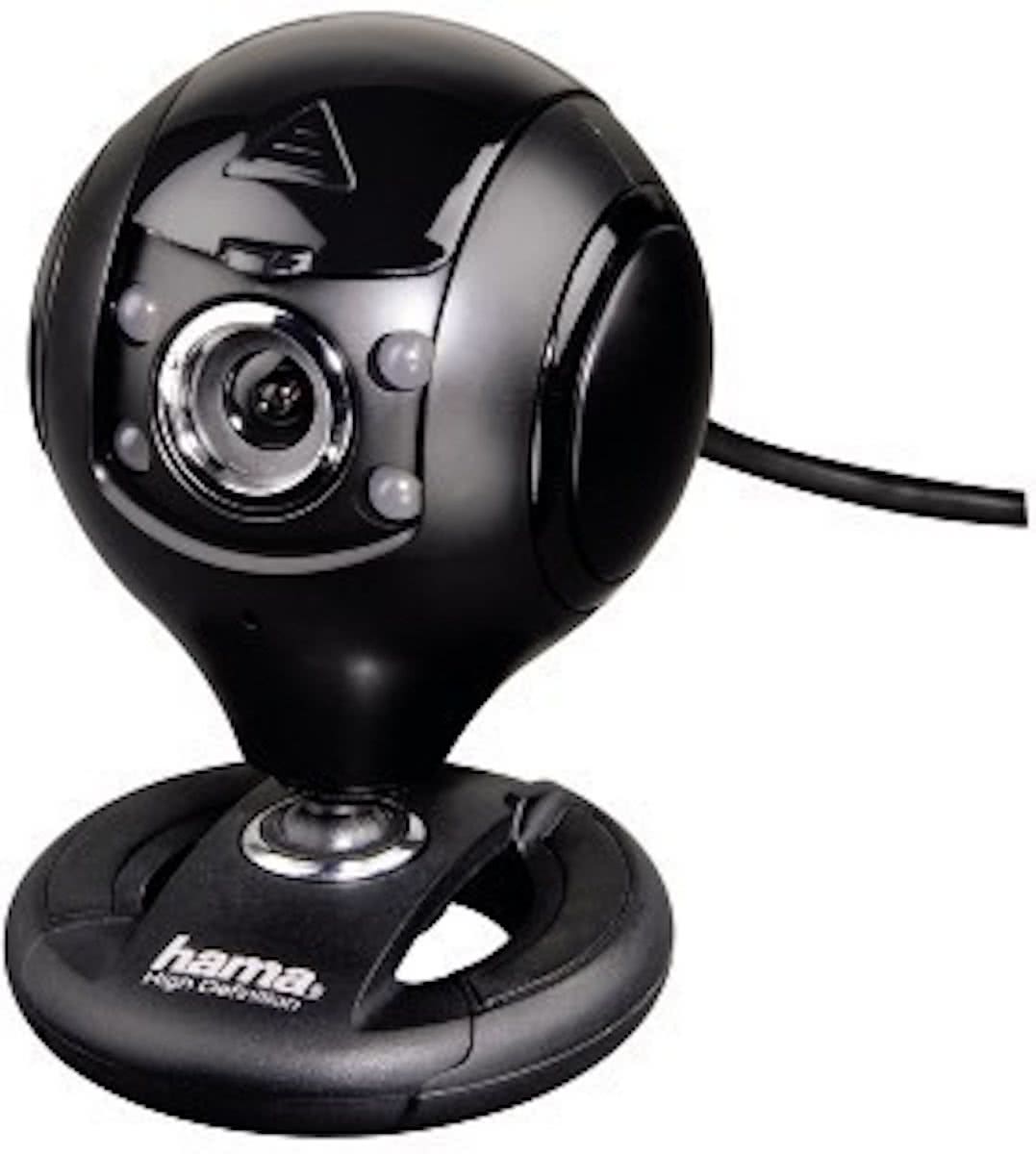 Hama 00053950 1.3MP 1280 x 1024Pixels USB 2.0 Zwart webcam