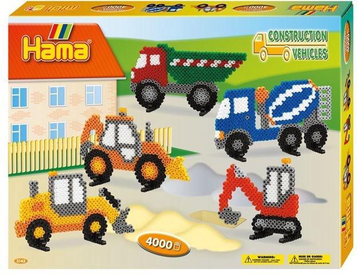 Hama Bouwvoertuigenset 4000 Kralen 325 X 40 X 245 Mm (3143)