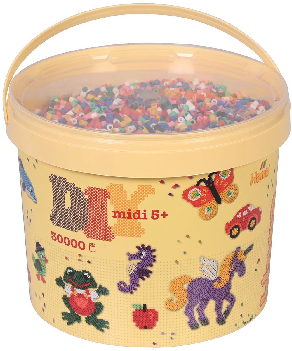 Hama Strijkkralen Midi Emmer 30000 Stuks