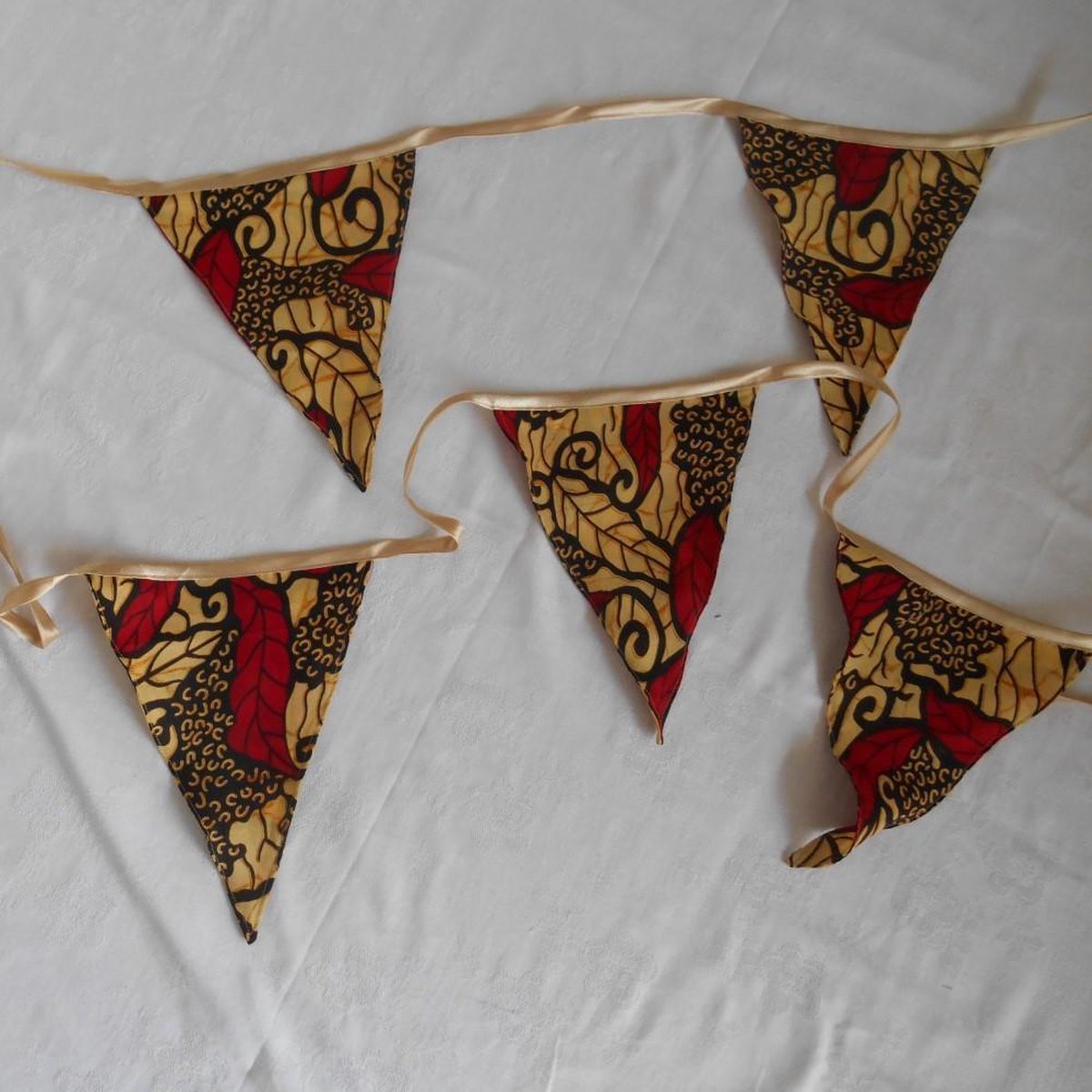 Duurzame feest slinger - Stof  - wasbaar - ca 6 mtr