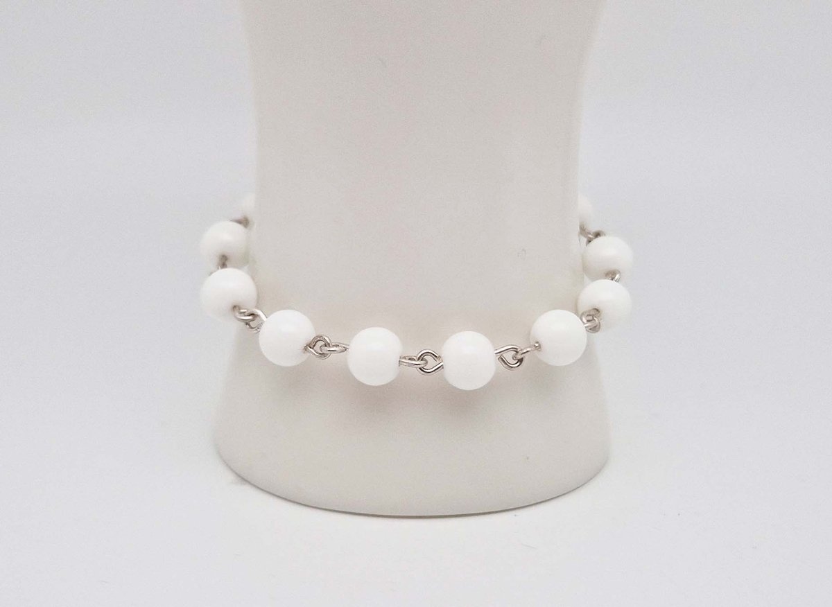 Handgemaakte armband van natuursteen 