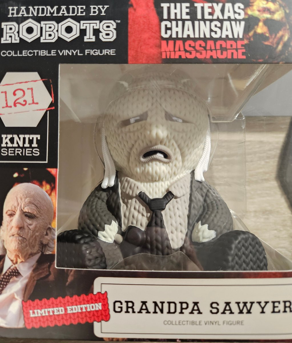 Handmade by Robots Grandpa Sawyer . Texas Chainsaw Massacre