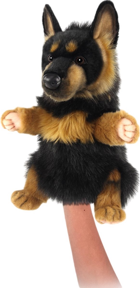 Duitse herder handpop H 33cm