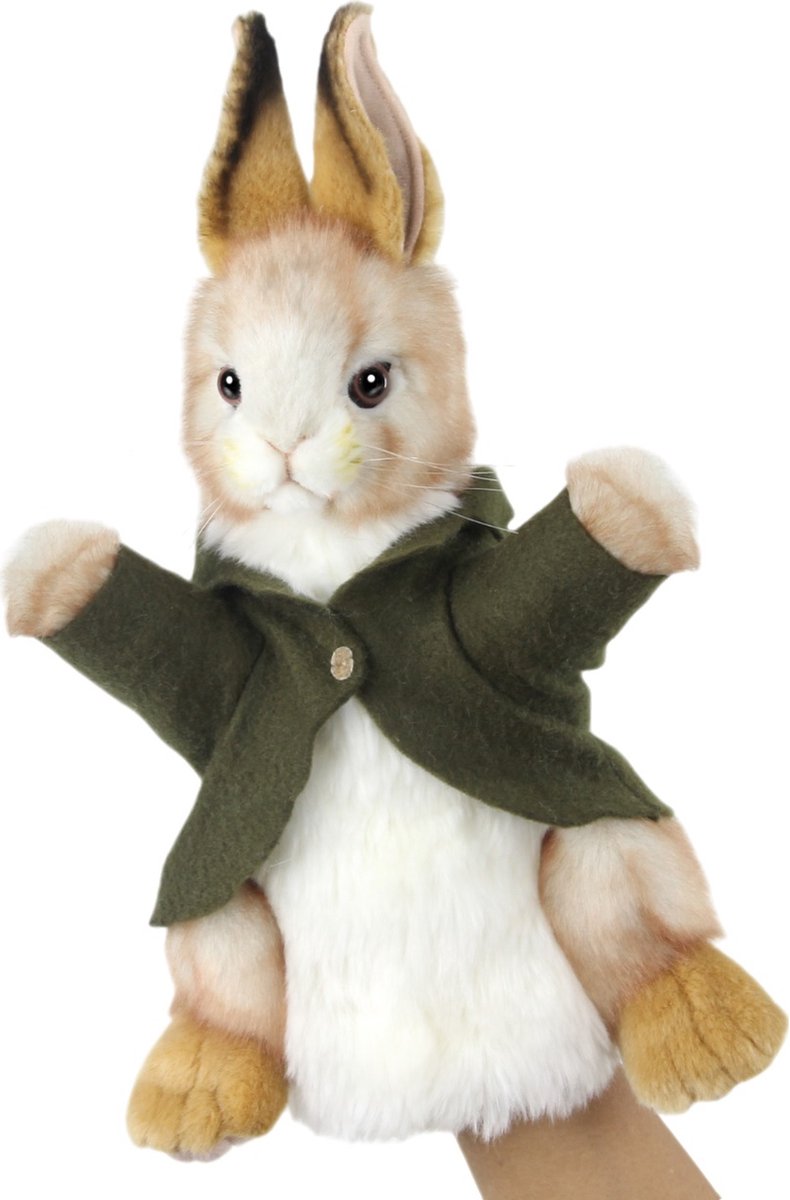 Konijn handpop H 33cm