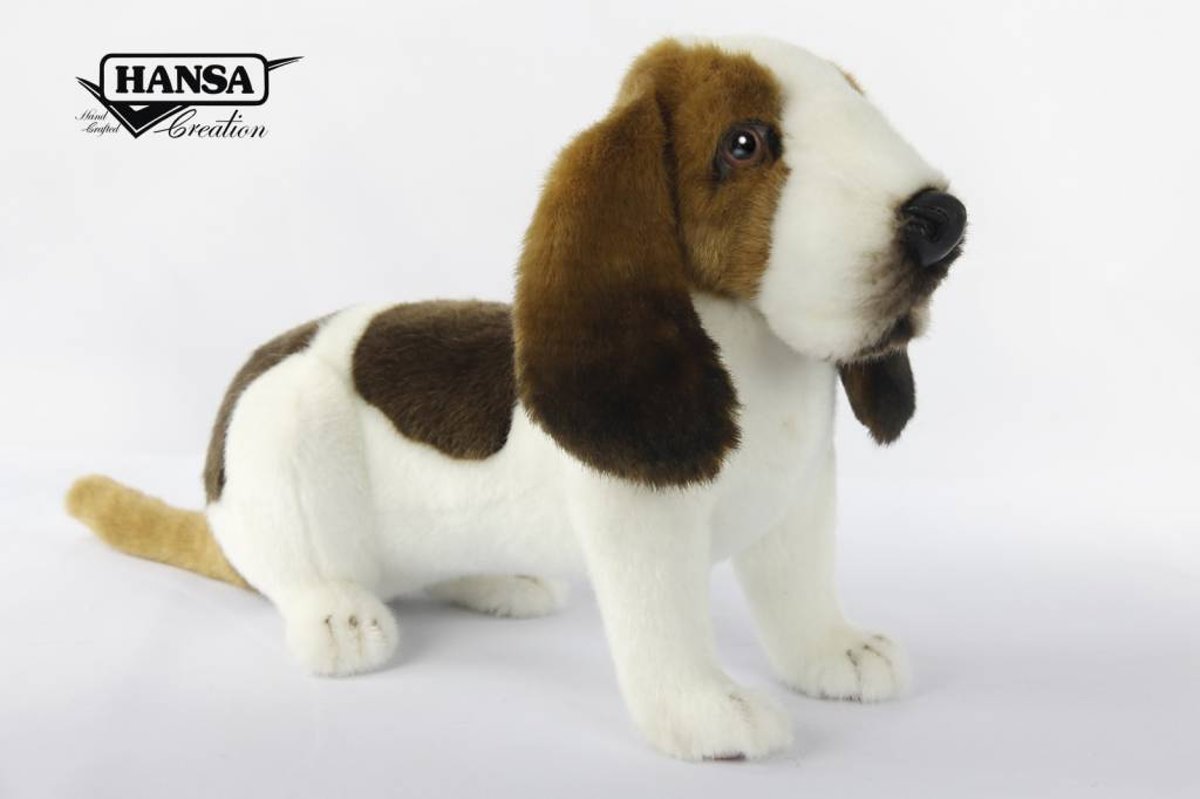 Basset Knuffel Hond, 38 cm, Hansa